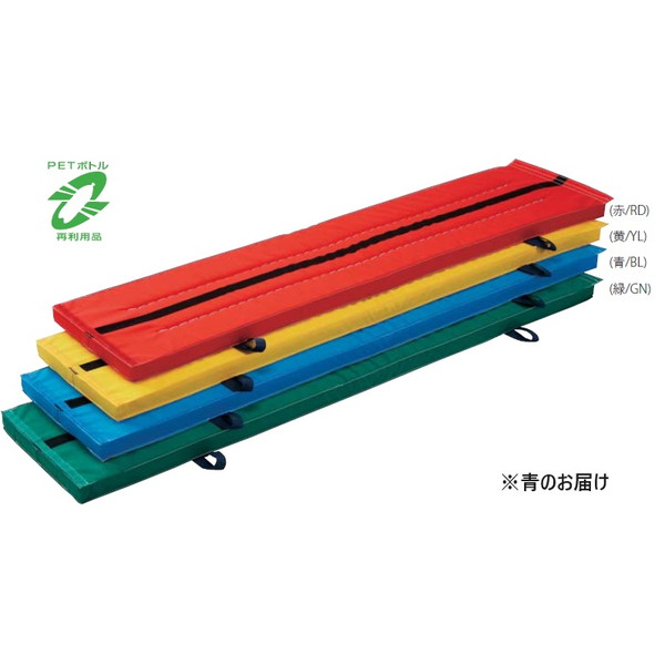 マット 体操マット 運動マット K-4528-BL 連結式エコカラーハーフマット(すべり止め付)3m 青 【KNY】【36CE】 38,896円