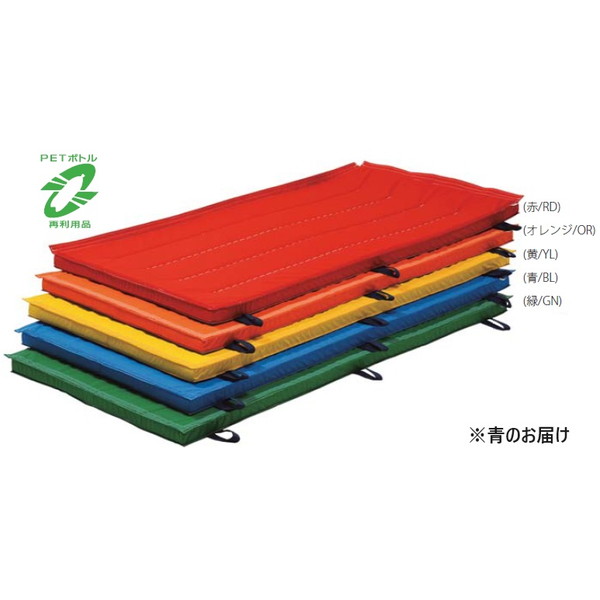 マット 体操マット 運動マット K-4547-BL 四方連結式抗菌防臭エコカラーBLフェルトマット(すべり止付) 5X120X300 青 【KNY】【36CE】