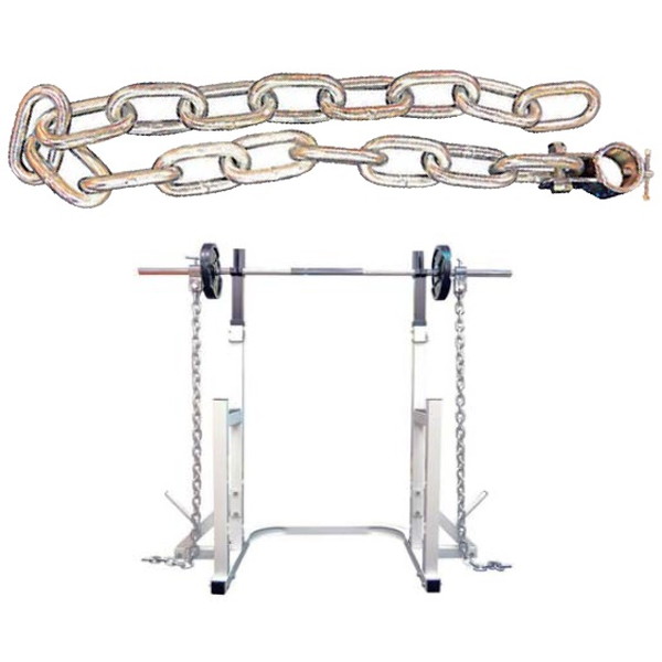 トレーニングチェーン　極太 楽天市場】トレーニングチェーン Φ28mm用 (15kg×2本)送料無料 ジム