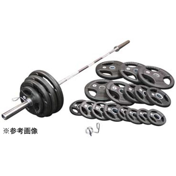 バーベルセット 筋トレ トレーニング KH-793 オリンピックラバーバーベルセット145kg 【KNY】【36CE】