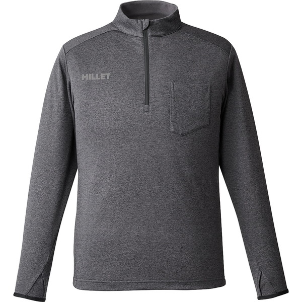 アイラ II ジップ ロングスリーブ Tシャツ ロンT メンズ EIRA II ZIP LS M CHARCOAL HEATHER 【JSM】【36CE】|Field Boss 店
