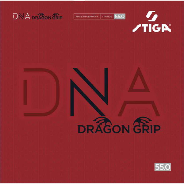 ラバー ラケット 卓球 1712-0905-23 DNA ドラゴン グリップ 55° レッド MAX 【STJ】【36CE】