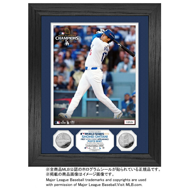 大谷翔平 野球 MLB ドジャース 大谷翔平 ワールドシリーズ 2024 優勝記念 ダブルコインフォトミント
