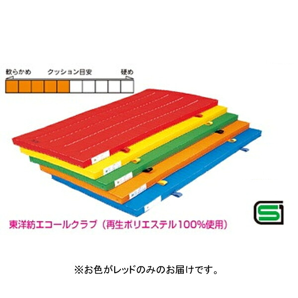マット 合成スポンジマット マット運動 F1565R エコカラー合成スポンジマット（スベラーズなし） レッド 【NKJ】【36CE】