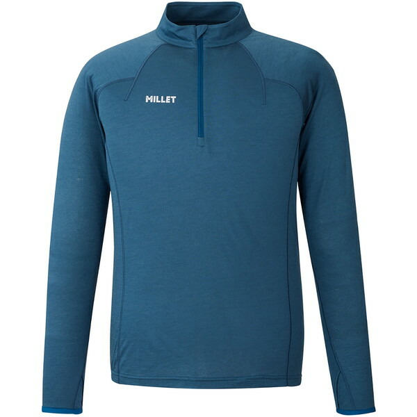 Tシャツ 長袖 シャツ UBIC WOOL ZIP LS M INDIAN 【JSM】【36CE】|Field Boss 店