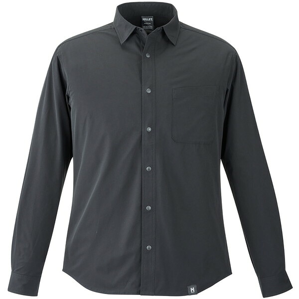 シャツ 長袖 ロングスリーブ IB SOLID SHIRT LS M BLACK-NOIR 【JSM】【36CE】｜Field Boss 店