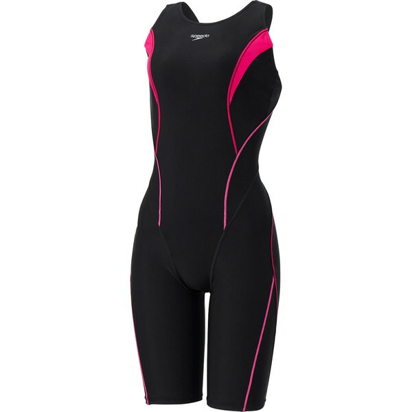 水着 スイムウェア 競泳 Feel Up Loosen Kneeskin ブラック×ピンク 【JSS】【36CE】 8,745円