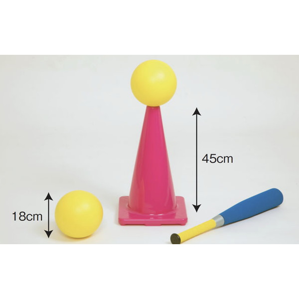 ティーボール セット バット B-857 幼児用ティーボール入門セットB 【AKB】