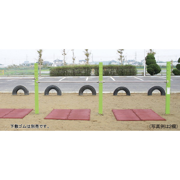 鉄棒 低鉄棒 調節式 A-29-1 屋外用調節式低鉄棒 メッキシャフト 追加欄 【AKB】