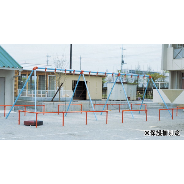 遊具 ブランコ 六連式 D-42 六連式ブランコ 大型 【AKB】｜Field Boss 店