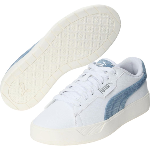 シューズ スニーカー 靴 スマッシュ ベル デニム PUMA White-Warm White 【JSP】