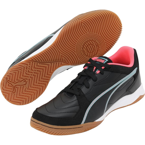 シューズ スパイク 靴 プレッシング IV PUMA Black-Pure Pink-Baltic Sea Blue-PUMA White 【JSP】