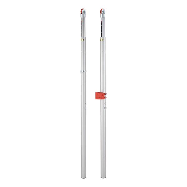 楽天市場】エバニュー EKD751 1 バレー支柱 アルミ 7 授業向け 埋込