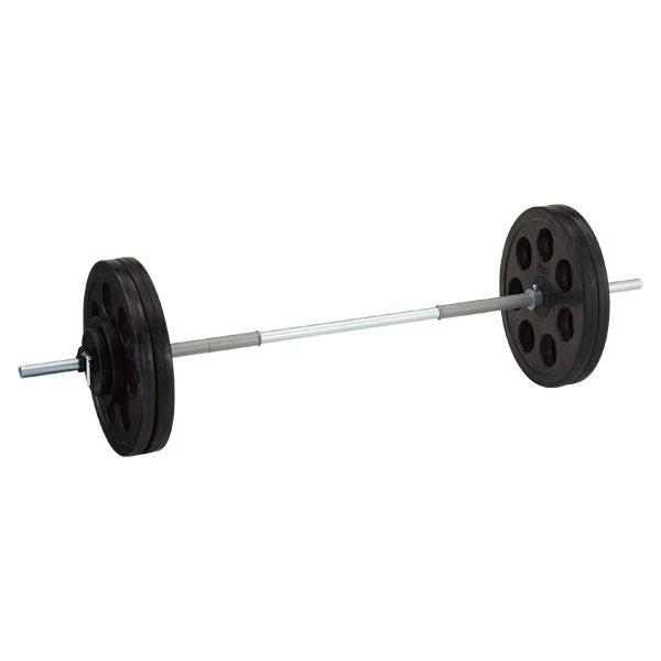 バーベル ダンノ D-5004 穴付ラバーバーベル28 50kg (DAN)【36CE】