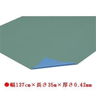 フロアシート トーエイライト T-2578 フロアシート 42-35M（ライトグリーン×ブルー） (TOL)【36CE】