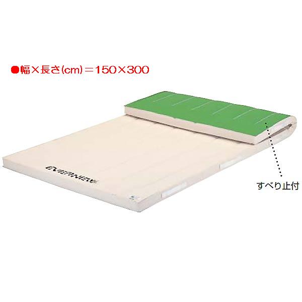 体操マット エバニュー EKM356 5cm厚合成スポンジコンビマットすべり止付(枚) (ENW)【36CE】