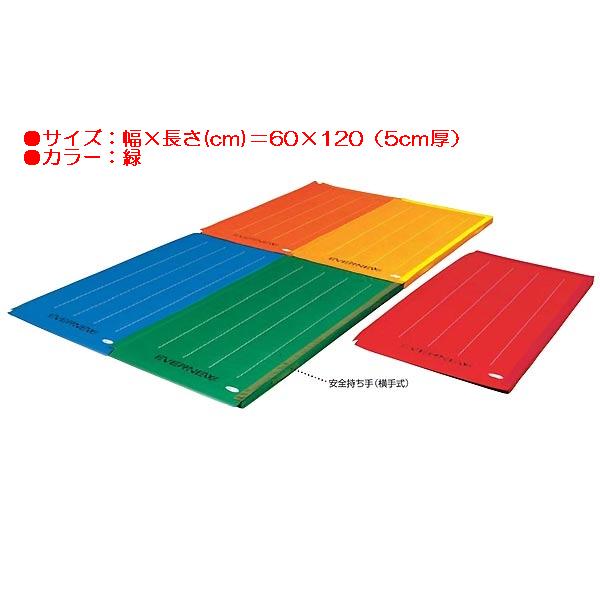 カラー体操マット エバニュー EKM066 エコカラーマット四方ジョイント式すべり止付（枚）(緑） (ENW)【36CE】