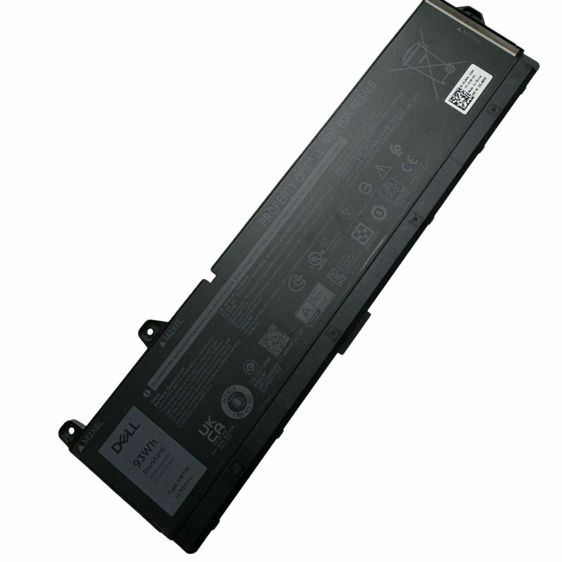新品 純正 DELL Precision 16 7670 7680 17 7770 7780 シリーズ 内蔵バッテリー 11.55V 93Wh X9FTM 5JMD8 965V4|Field ever
