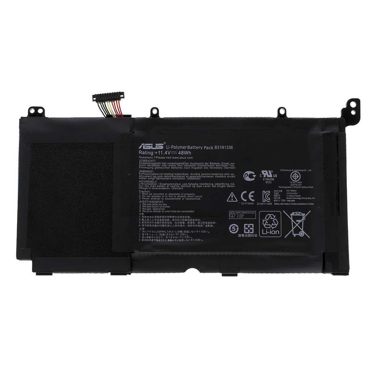 【完全無欠】K551ln-xx520h 11.4V 48Wh asus エイスース 万覚え帳パソコン 取り替えっこ用蓄電池 蓄電池風呂敷き包み