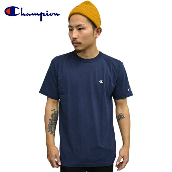 champion t shirt mens navy