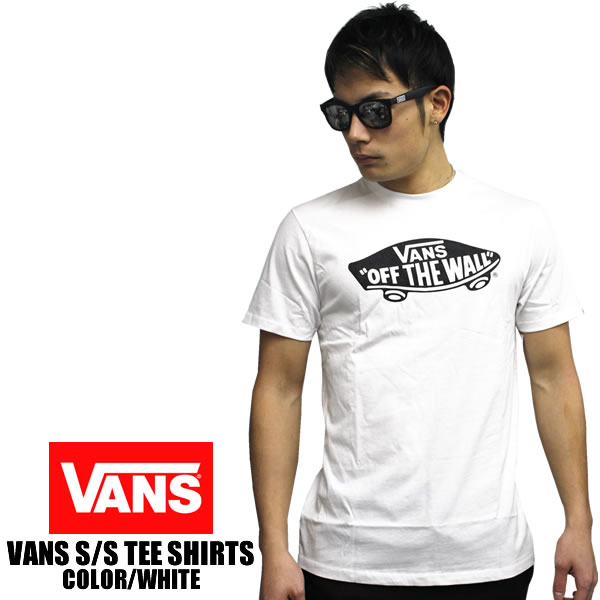 vans t shirt mens white