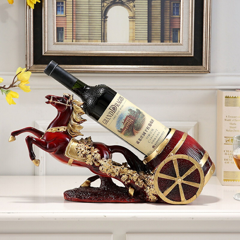 ワインボトルラック ワインホルダー 工芸品 ワイン置き収納｜フィールド雑貨店