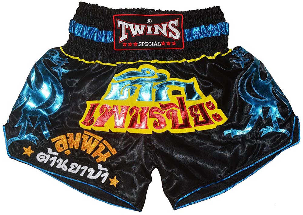 楽天市場】TWINS ルンピニー スーパーファイト005 黒×レッド ムエタイ 