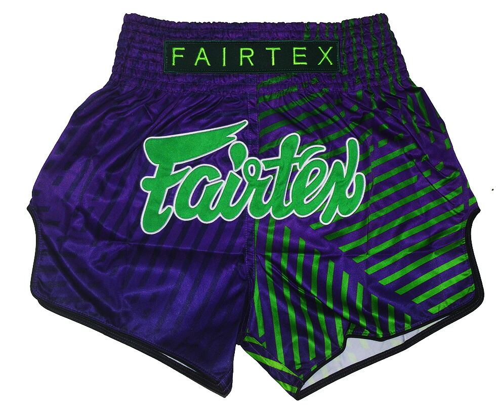 FAIRTEX 公明正大テックス BS1922レーサー パープル ムエタイパンツ  /蹴りつけるズボン下 キックボクシング ズボン下  メンズ  レディース