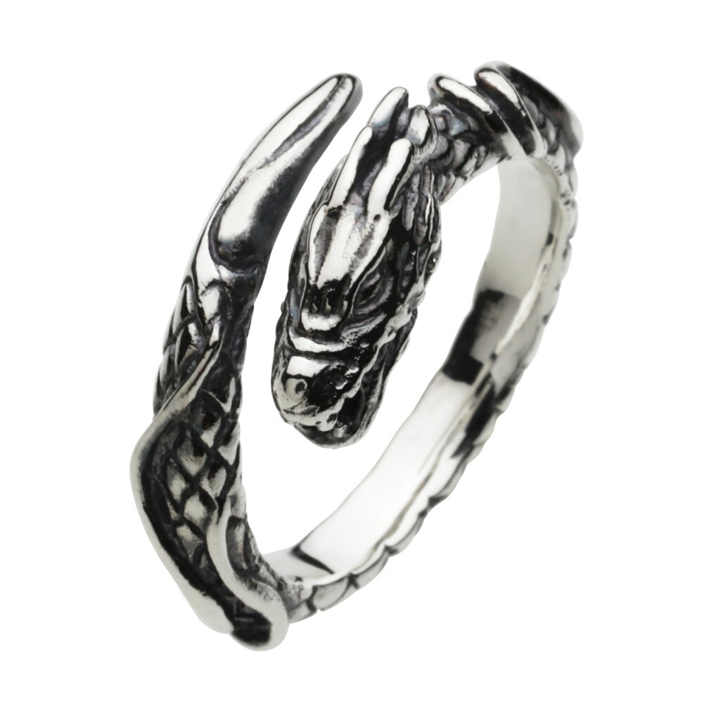 楽天市場】リング 指輪 龍 ドラゴン シルバー925 メンズ レディース