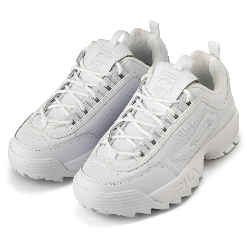 改定価格 / USS23029101 DISRUPTOR II(ディスラプター2) WHITE/WHITE/WHITE FILA フィラ メンズ レディース ユニセックス スニーカー 厚底