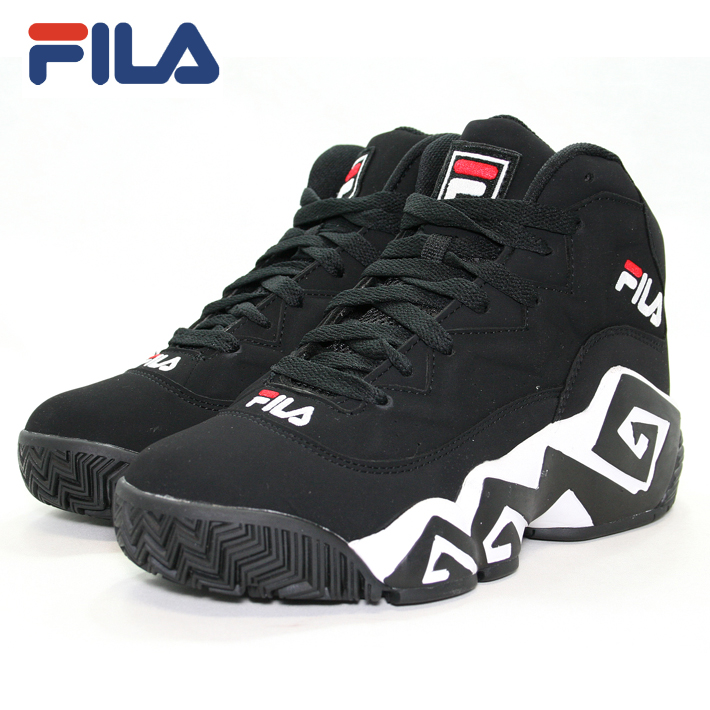 fila basketball shoes black