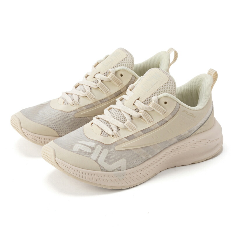 楽天市場 ノベルティ カレンダー F8009ウェーブレット アルファ Crm Bts着用 男女兼用 Unisex スニーカー Fila フィラ Fila Footwear 楽天市場店