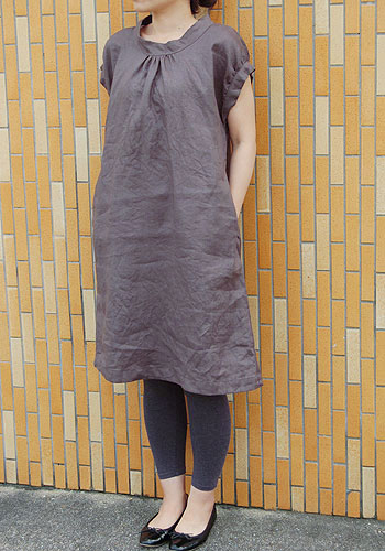 楽天市場 型紙 立ち衿フレンチワンピース型紙 Filer