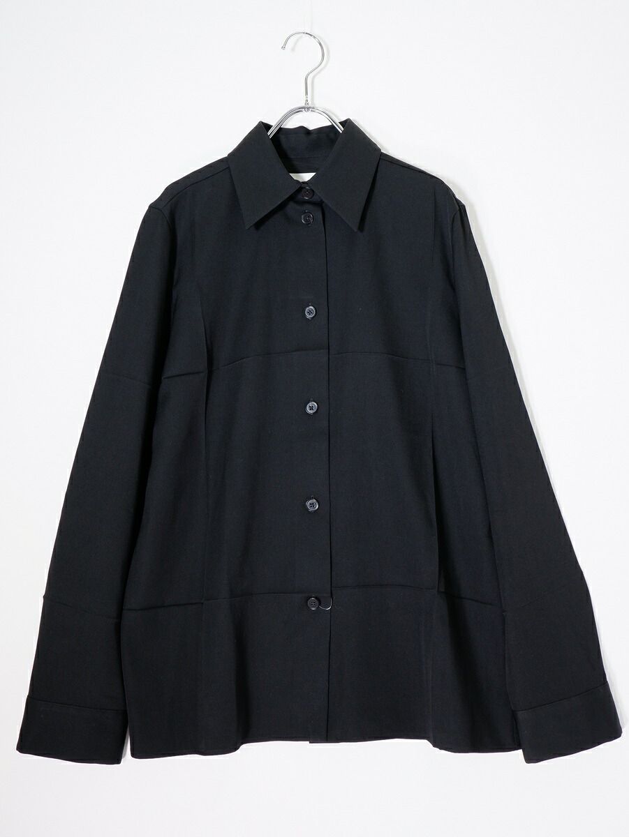 JIL SANDERジルサンダー 2024SS J04DL0004 Wardrobe W SHIRT 02 ウールシャツ【LSHA82701】【ブラック】【34】【中古】【沖縄.離島以外 送料無料】【DM260707】|ブランド古着の買取販売 渋谷FILT