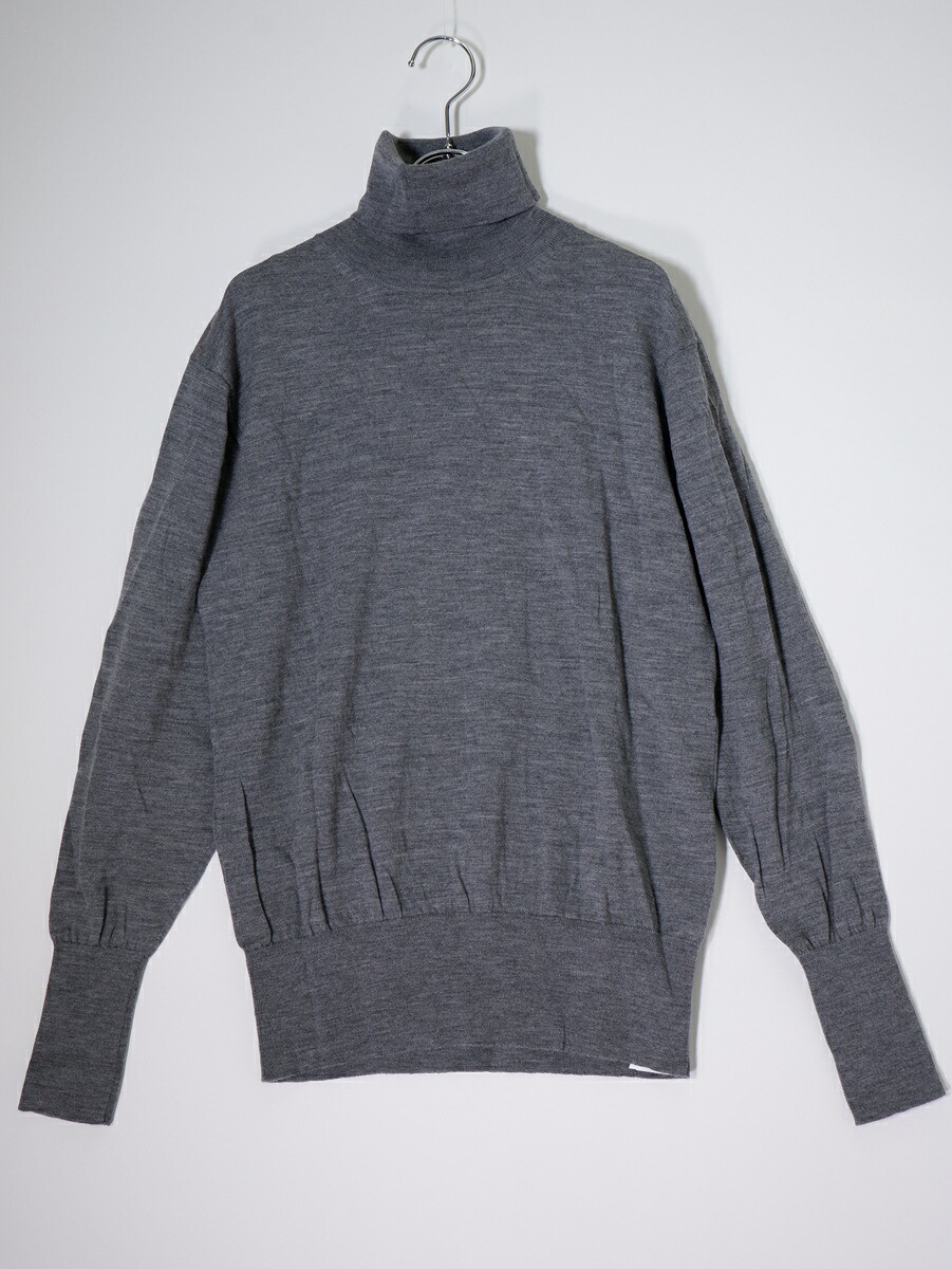 Spick and Spanスピックアンドスパン 2023AW 18Gタートルネック プルオーバー(ニット)【LKNA80508】【グレー】【フリー】【中古】【沖縄.離島以外 送料無料】【DM251230】