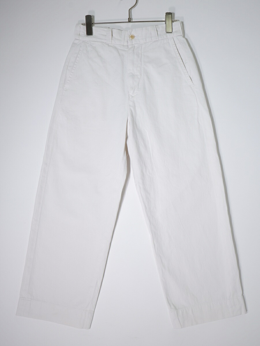 45Rフォーティファイブアール45rpm コットンチノワイドパンツ【LPTA80108】【オフホワイト】【1】【中古】【沖縄.離島以外 送料無料】【DM251209】｜ブランド古着の買取販売 渋谷FILT