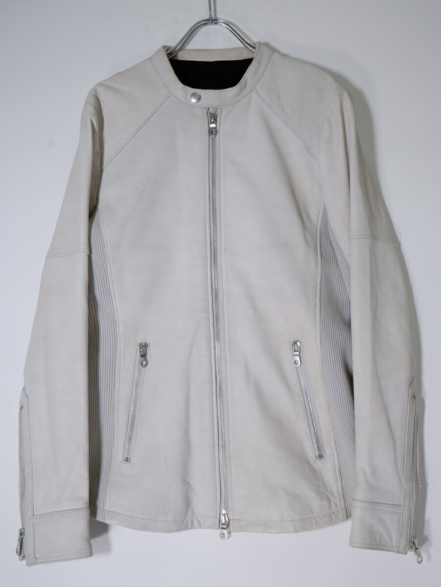 JIMSINN ジムズイン　白黒ツートン　ライダースジャケット JIMSINN ジムズイン 白黒ツートン ライダースジャケット 楽天