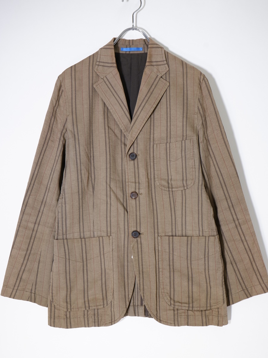 Paul Smith Londonポールスミス ヘリンボーン調コットンストライプジャケット Mjka ブラウンカーキ系 M 中古 2点以上同時購入で送料無料 Dm Lojascarrossel Com Br