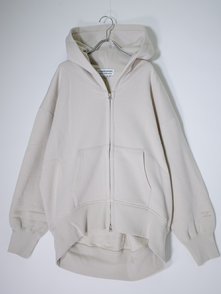 ジュンL'Appartementアメリカーナプルオーバースウェットパーカー