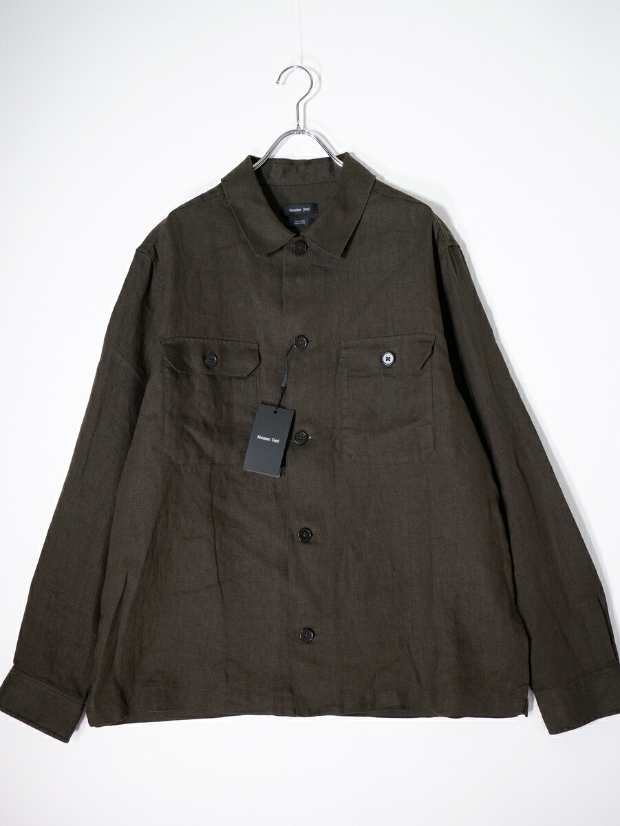 Massimo Duttiマッシモドゥッティ 1983/288 Total look linen overshirt with pocketsリネン オーバーシャツジャケット新品【MJKA82813】【カーキ】【L】【未使用】【沖縄.離島以外 送料無料】【DM260721】｜ブランド古着の買取販売 渋谷FILT 6,353円