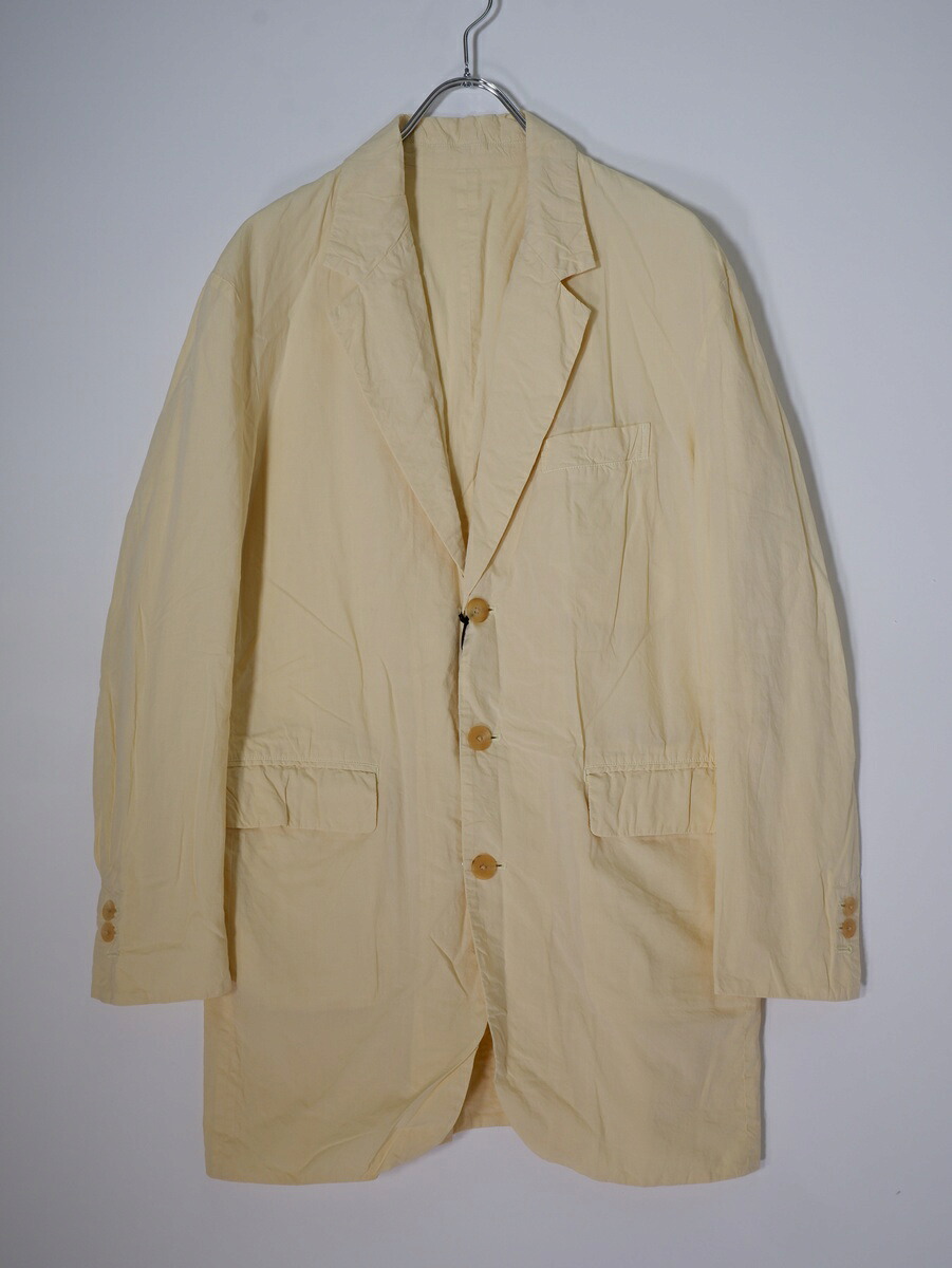 08sircus08サーカス カーメントダイコットン 3Bスプリングロングジャケット【MJKA81318】【L.YELLOW】【1】【中古】【沖縄.離島以外 貨物輸送無料】【DM260324】