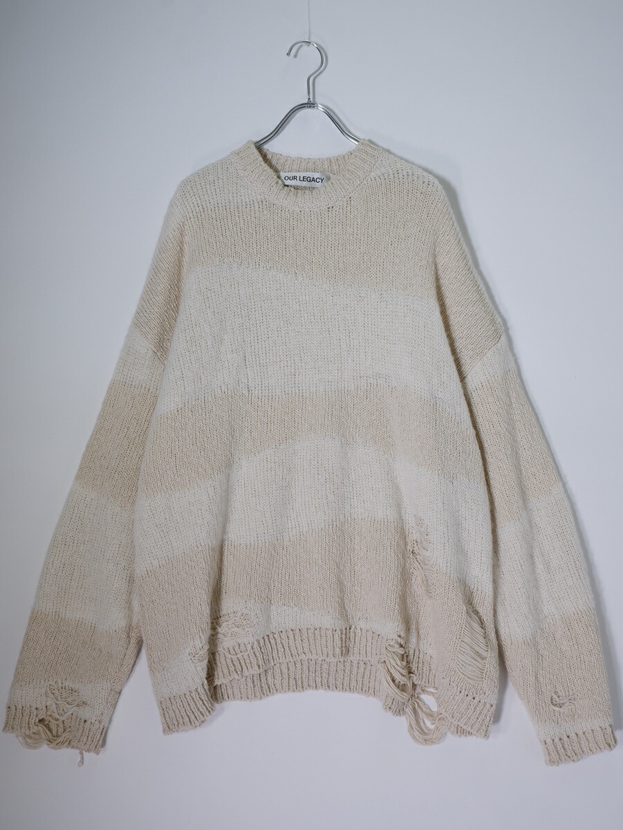 OUR LEGACYアワーレガシー 2025AW Popover Roundneckポップオーバーラウンドネック 編み物【MKNA81218】【象牙色】【48】【中古】【沖縄.離島以外 貨物輸送無料】【DM260324】