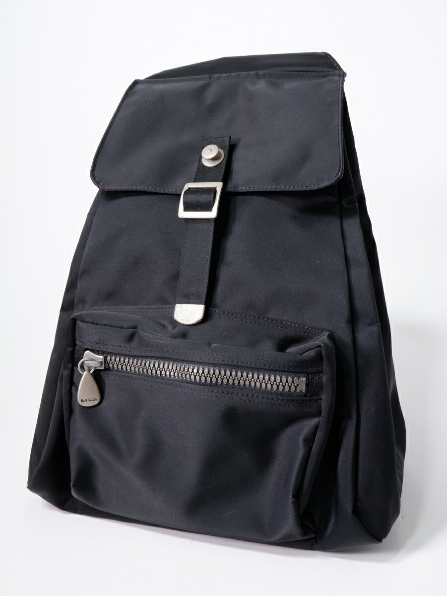 Paul Smith ボディバッグ ロゴ金具 レザー ブラック PS Paul Smith ビジネス ボディバッグ / Paul Smith