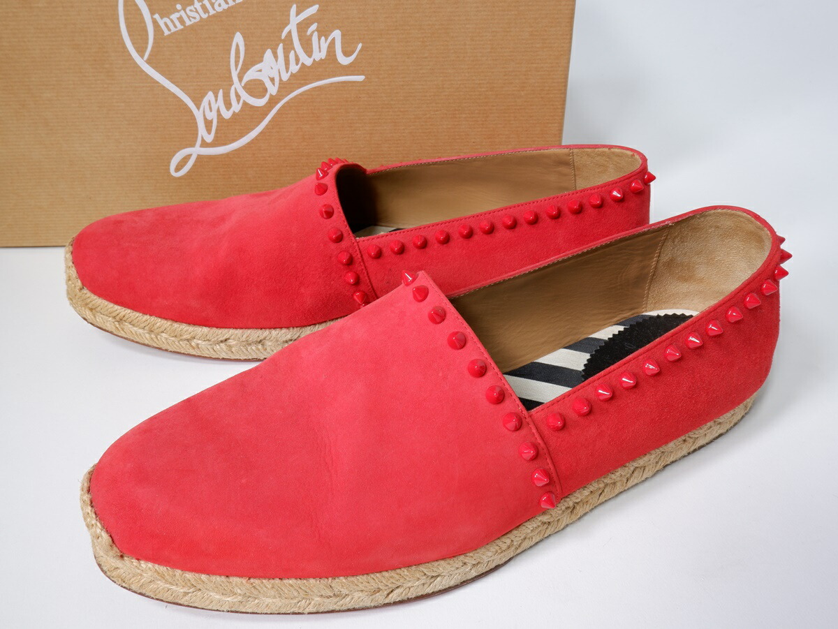 定価13万 箱付 美品 ルブタン パイソン クリア スエード レッドソール 37 定価13万 箱付 美品 ルブタン パイソン クリア スエード レッドソール