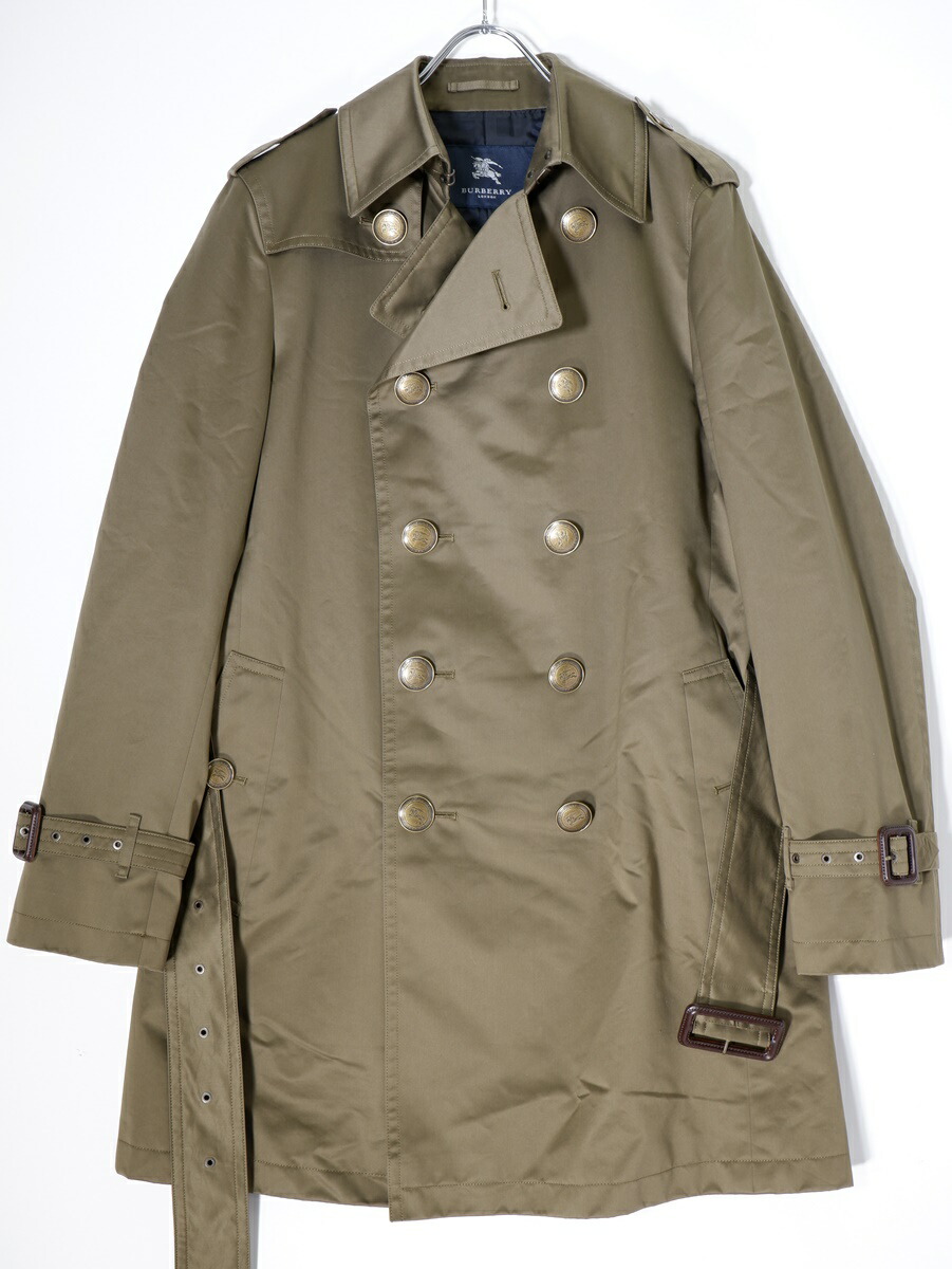 バーバリー MADE IN ENGLAND トレンチコート ライナー付 カーキ Burberry London ライナー付き トレンチコート カーキ