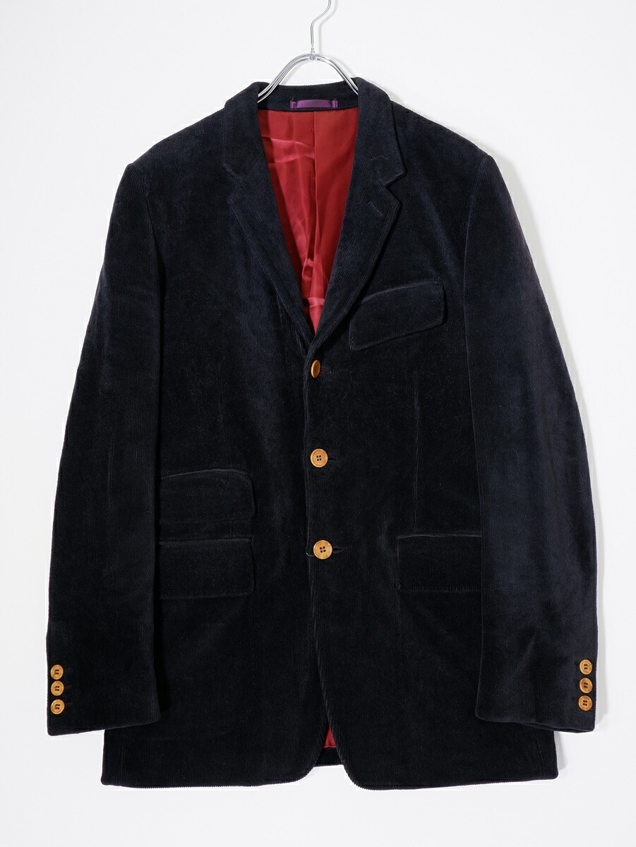 Paul Smith Collectionポールスミス コレクション 日本製 ナイロン細畝パイル テーラードジャケット【MJKA79626】【ブラック】【M】【中古】【沖縄.離島以外 送料無料】【DM251014】｜ブランド古着の買取販売 渋谷FILT