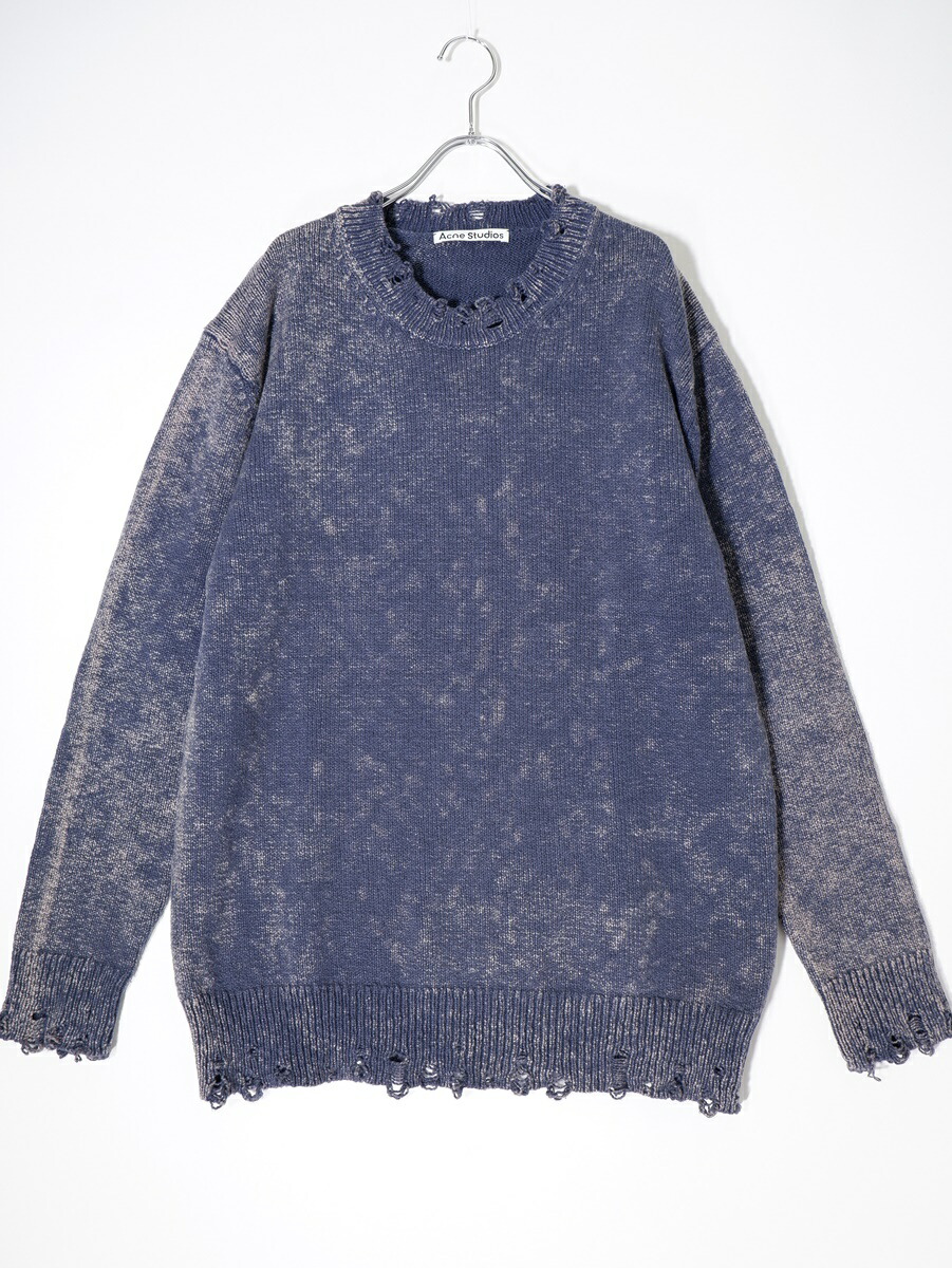 Acne Studios - アクネストゥディオズ  FN-WN-KNIT000534 ダメージ加工ボーダーニット レディース XS Acne Studios - アクネストゥディオズ FN-WN-KNIT000534