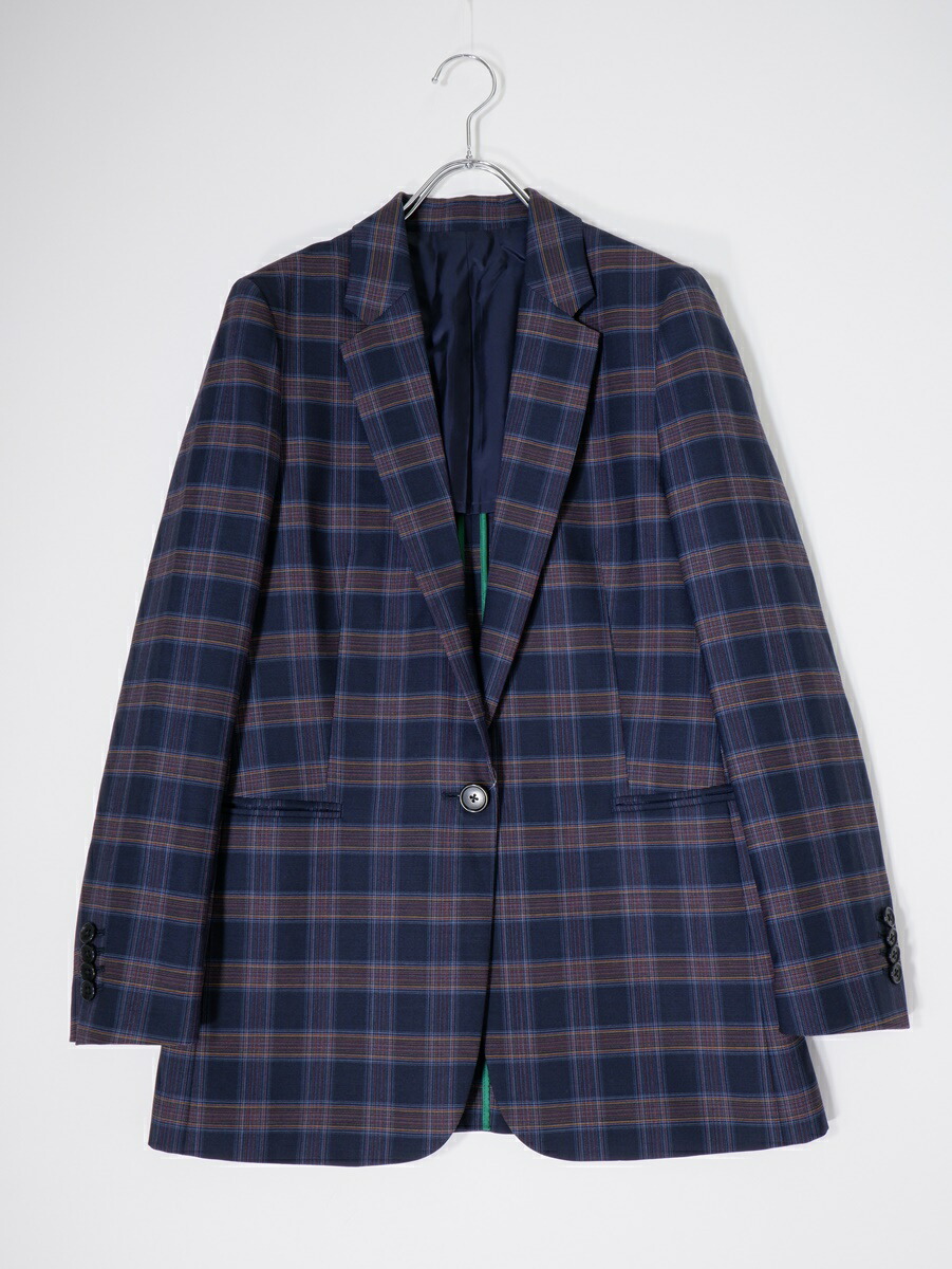 【百貨店SALE継続期間中尖んがり5倍!】Paul Smith極点スミス 羊毛トロピカル マルチ読み合わせる1Bロング上衣【LJKA78829】【米国海軍|マルチ】【40】【中古】【沖縄.離島以外 貨物輸送無料】【DM250722】
