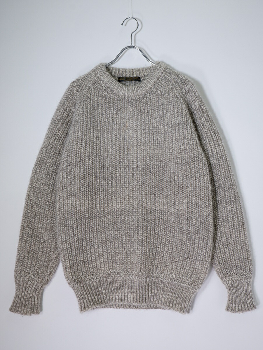 PHIGVEL MAKERS \u0026 Co.フィグベル FISHERMAN\u0027S SWEATER/OUTMEALフィッシャーマンズ スウェーター 朦々たる編み物【MKNA81629】【OUTMEAL(薄墨色系)】【1】【中古】【沖縄.離島以外 貨物輸送無料】【DM260505】