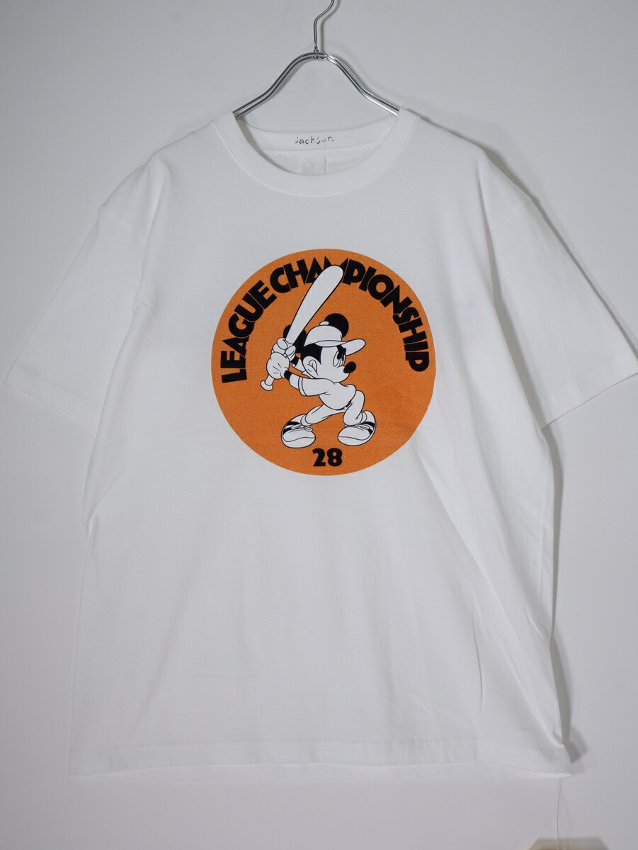 JACKSON MATISSEジャクソンマティス 2026SS LEAGUE CHAMPIONSHIP MickeyMous ティーシャツ新品【MTSA81930】【白いこと】【L】【未当て嵌める】【沖縄.離島以外 貨物輸送無料】【DM260507】 Tシャツ・カットソー-トップス-メンズファッション